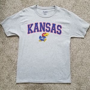 Champion Kansas Jayhawks T-Shirt | Unisex | Grey | Medium (1/2)